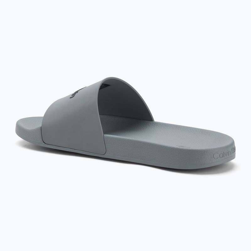 Klapki męskie Calvin Klein HM0HM00455 Pool Slide Rubber granite road 3