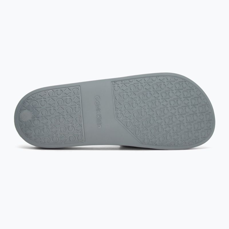 Klapki męskie Calvin Klein HM0HM00455 Pool Slide Rubber granite road 4