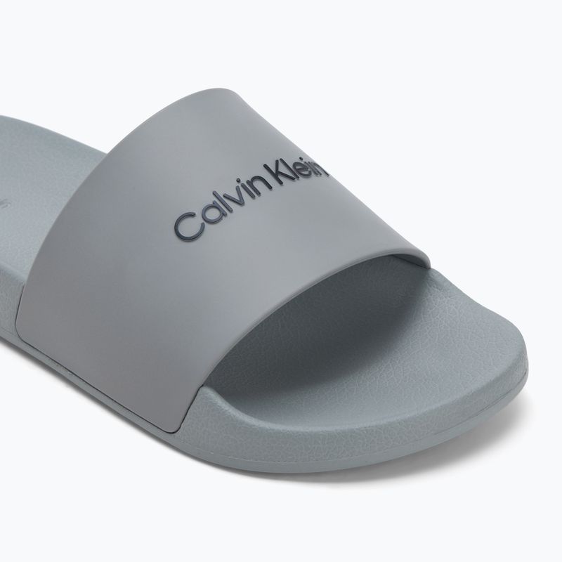 Klapki męskie Calvin Klein HM0HM00455 Pool Slide Rubber granite road 7