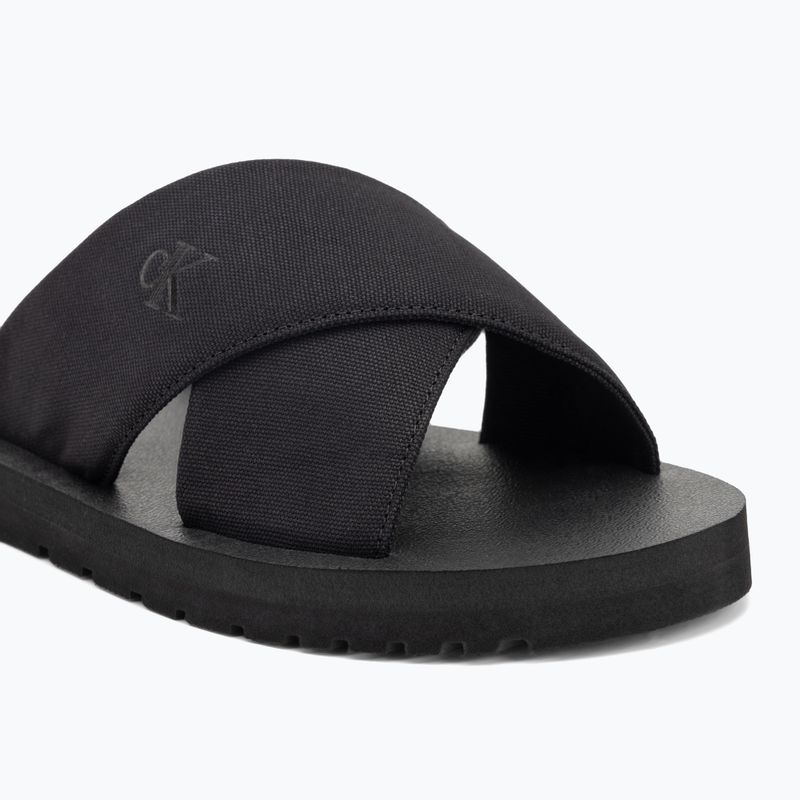 Klapki męskie Calvin Klein YM0YM01223 Cross Sandal Crxs Tx triple black 7