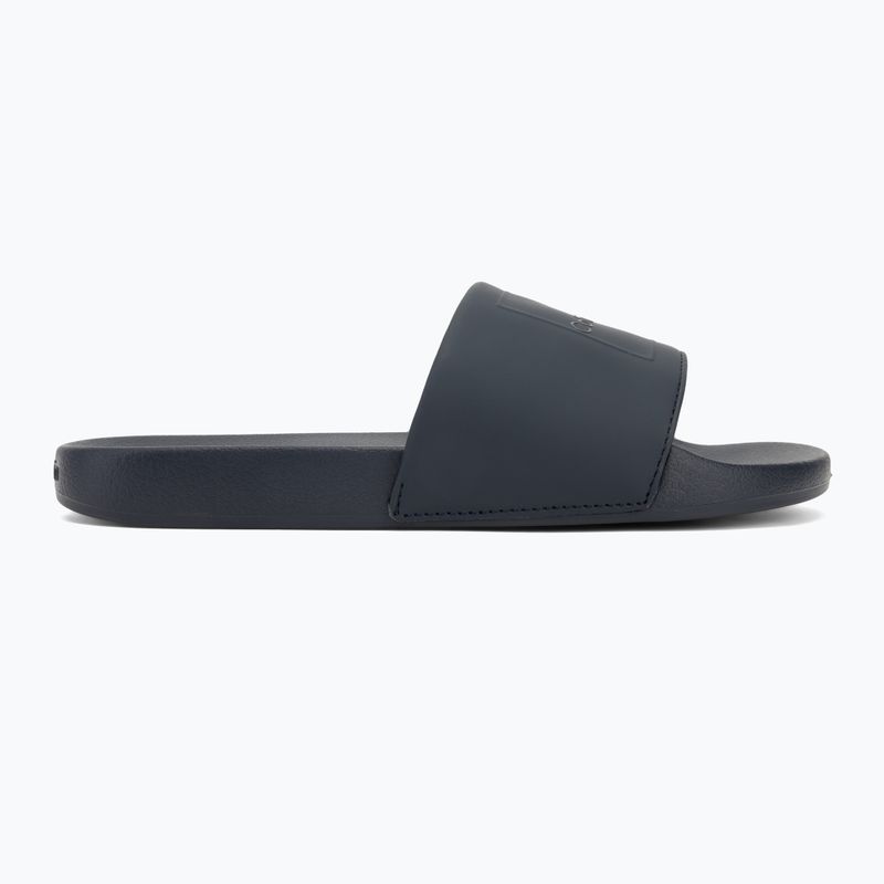 Klapki męskie Calvin Klein HM0HM01754 Pool Slide Ck Square navy 2