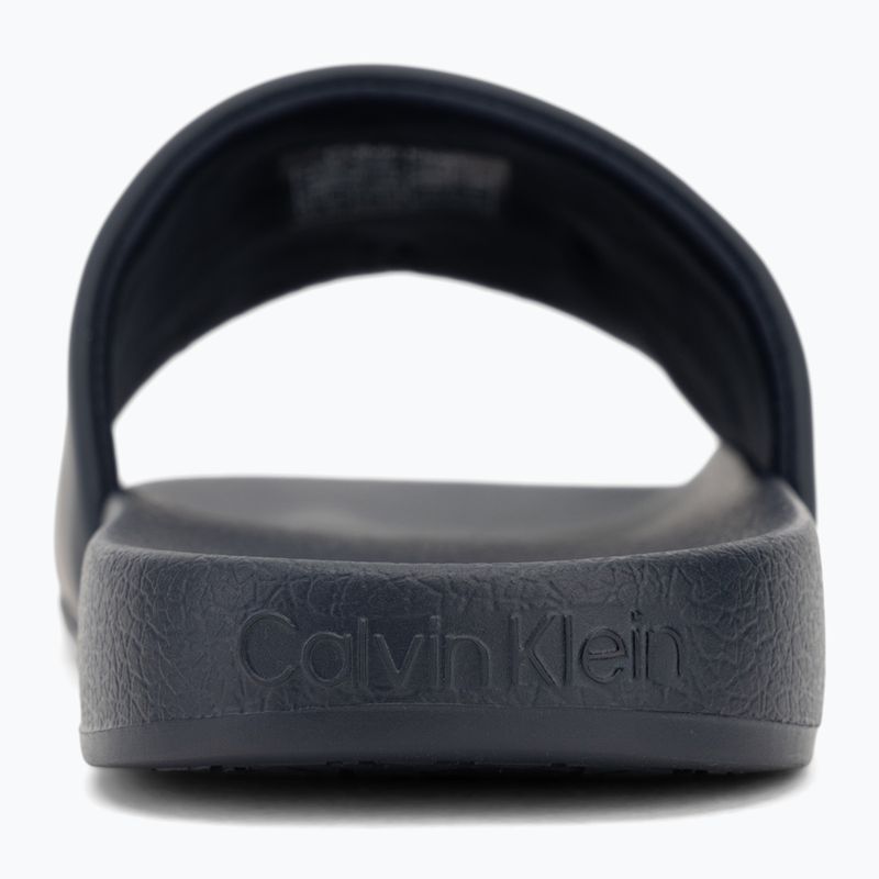 Klapki męskie Calvin Klein HM0HM01754 Pool Slide Ck Square navy 6