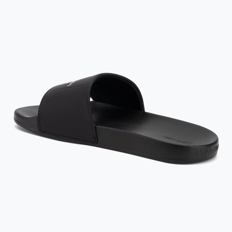 Klapki męskie Calvin Klein HM0HM01754 Pool Slide Ck Square black 3