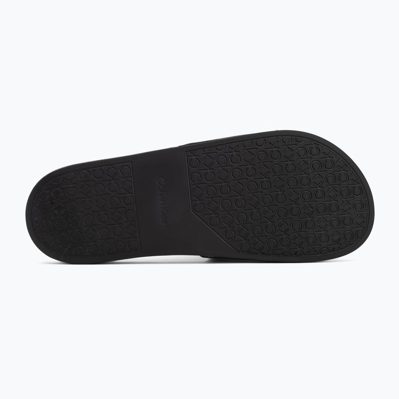 Klapki męskie Calvin Klein HM0HM01754 Pool Slide Ck Square black 4