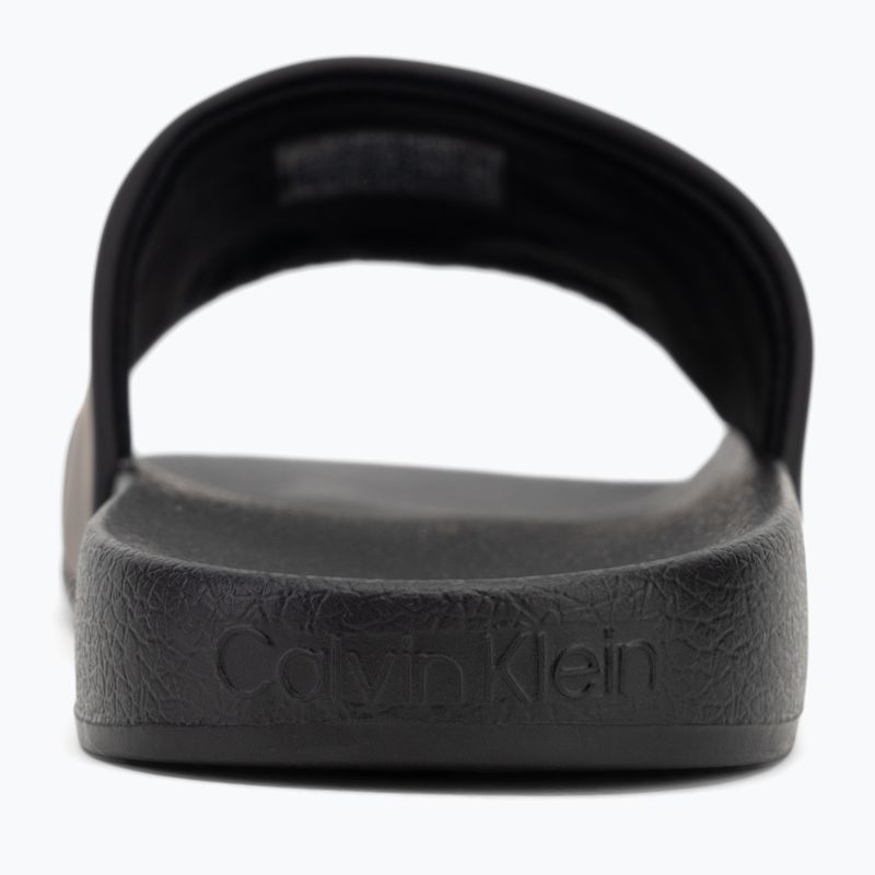 Klapki męskie Calvin Klein HM0HM01754 Pool Slide Ck Square black 6