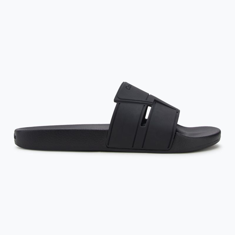Klapki męskie Calvin Klein HM0HM01752 Pool Slide Double T black 2