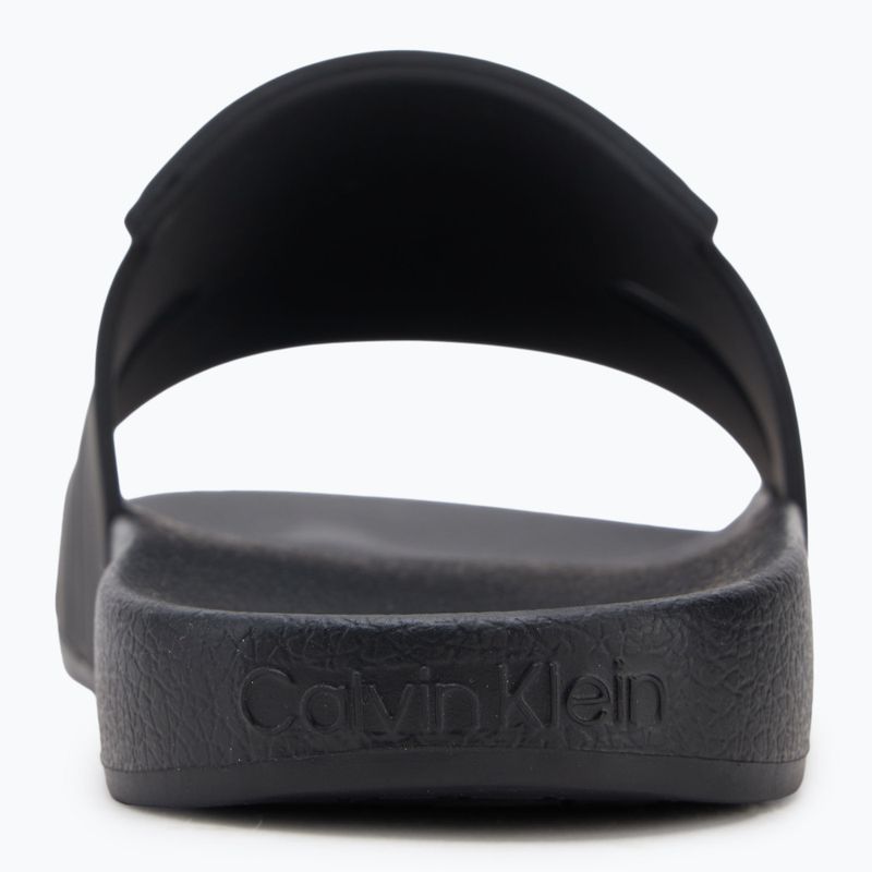Klapki męskie Calvin Klein HM0HM01752 Pool Slide Double T black 6