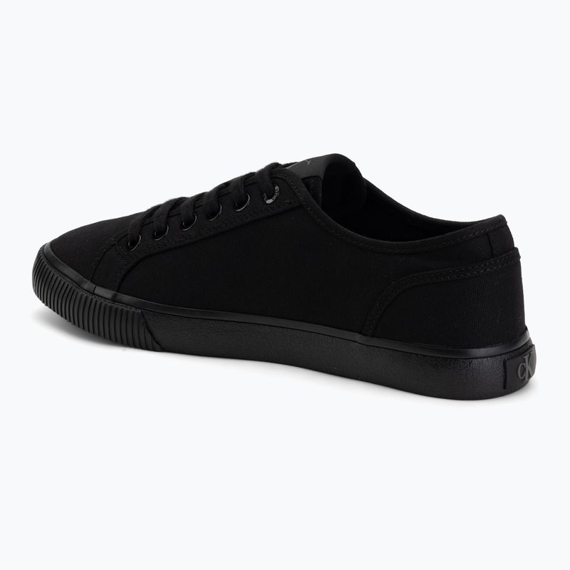 Trampki męskie Calvin Klein YM0YM01209 3 Ess Vulc Low Mg Canvas triple black 3