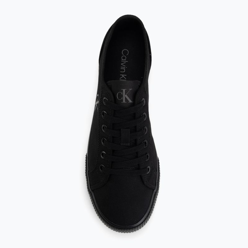 Trampki męskie Calvin Klein YM0YM01209 3 Ess Vulc Low Mg Canvas triple black 5