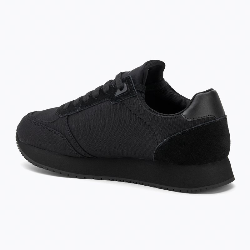 Buty męskie Calvin Klein YM0YM01217 Runner Sock Laceup Mg Canvas triple black 3