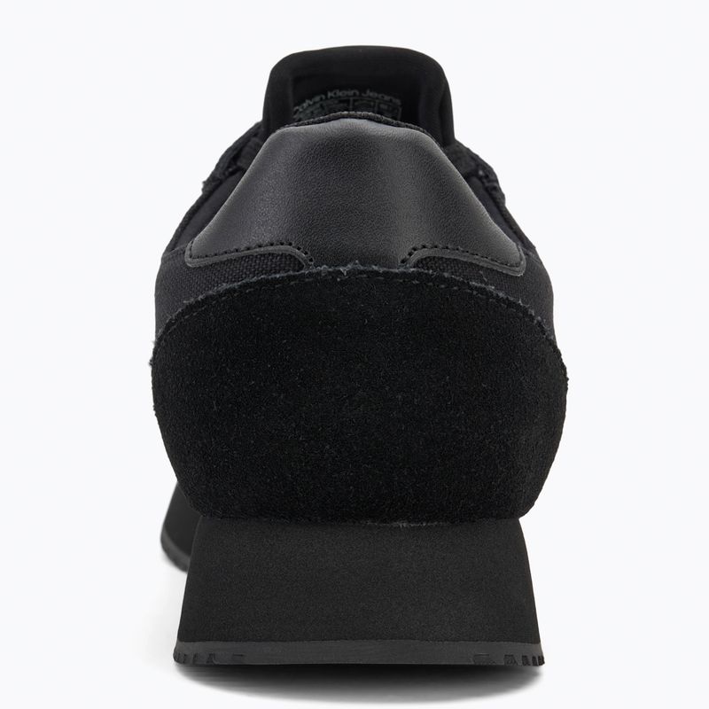 Buty męskie Calvin Klein YM0YM01217 Runner Sock Laceup Mg Canvas triple black 6