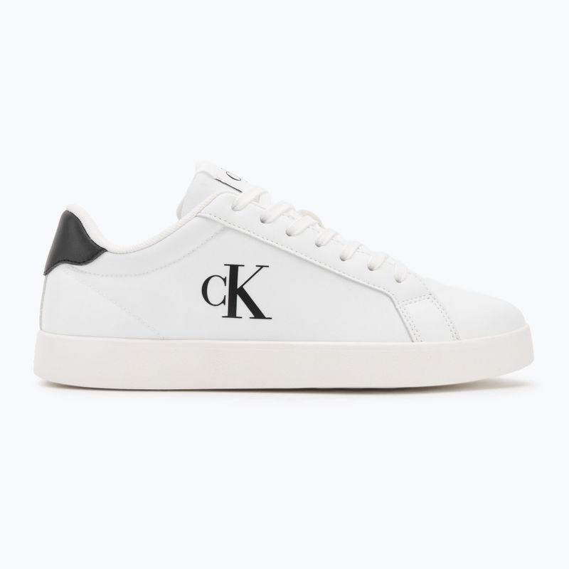 Buty męskie Calvin Klein YM0YM01213 3 Cupsole PU bright white/ck black 2
