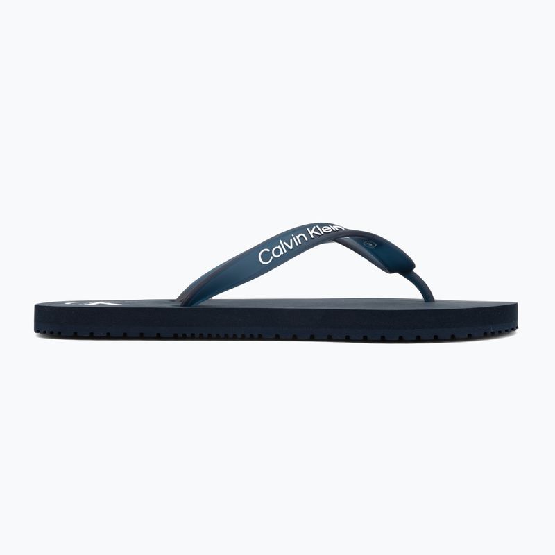 Japonki męskie Calvin Klein YM0YM01267 Beach Sandal Transparent Tpu navy/bright white 2