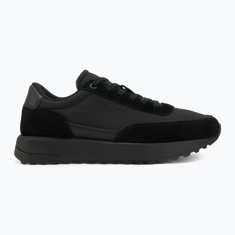 Buty męskie Calvin Klein HM0HM01714 Low Top Lace Up triple black 2