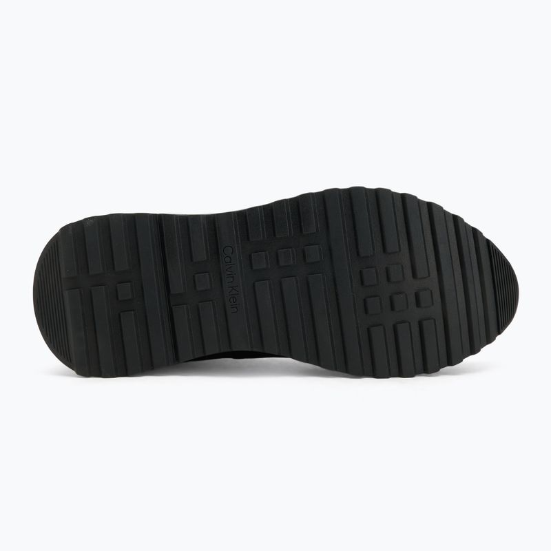 Buty męskie Calvin Klein HM0HM01714 Low Top Lace Up triple black 4