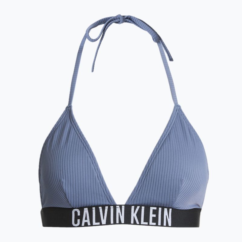 Góra od stroju kąpielowego Calvin Klein KW0KW02750 Intense Power Rib Triangle-RP grisaille