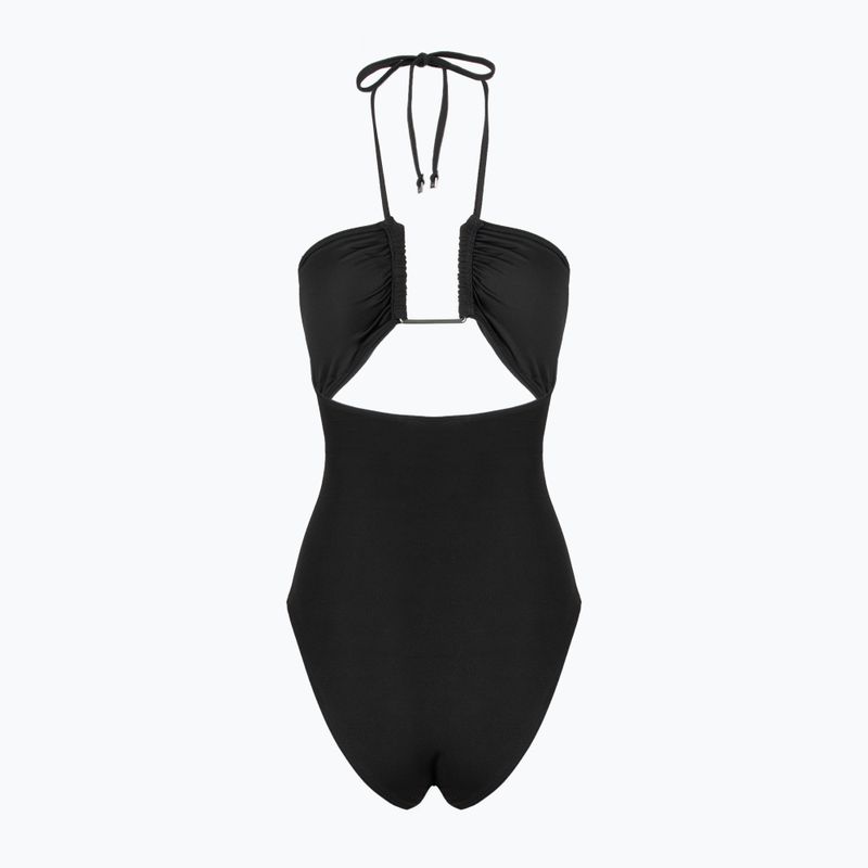 Strój kąpielowy jednoczęściowy damski Calvin Klein KW0KW02813 Ck Wire Plunge One Piece-RP pvh black 2