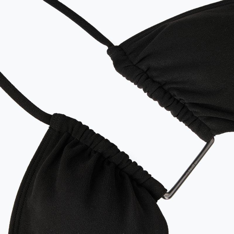 Strój kąpielowy jednoczęściowy damski Calvin Klein KW0KW02813 Ck Wire Plunge One Piece-RP pvh black 4