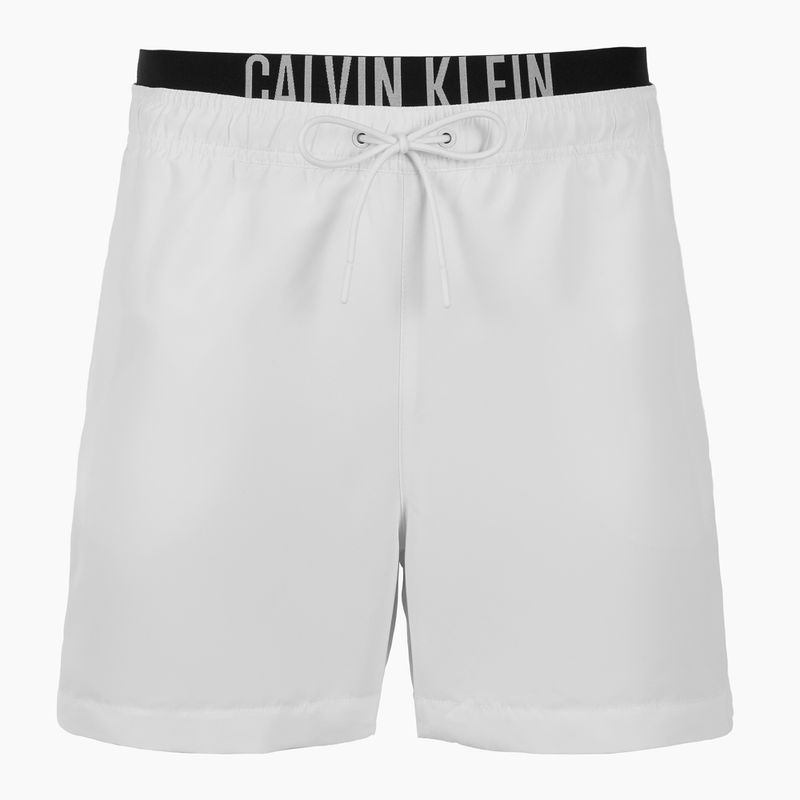 Szorty kąpielowe męskie Calvin Klein KM0KM01093 Intense Power Medium Double WB pvh classic white