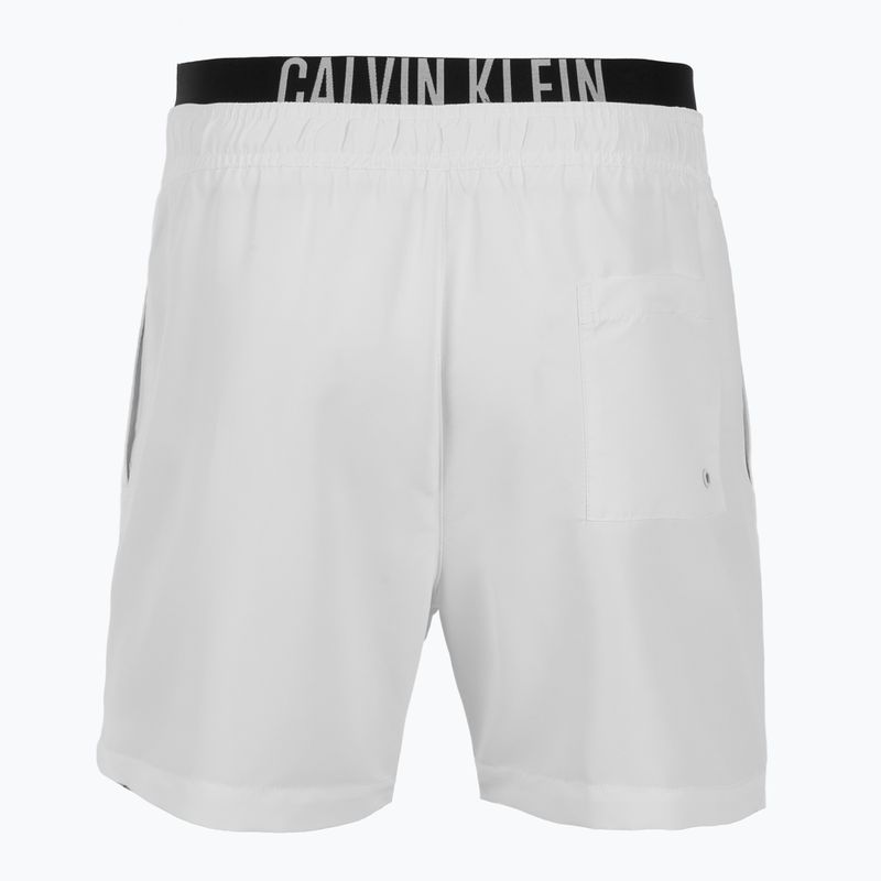 Szorty kąpielowe męskie Calvin Klein KM0KM01093 Intense Power Medium Double WB pvh classic white 2