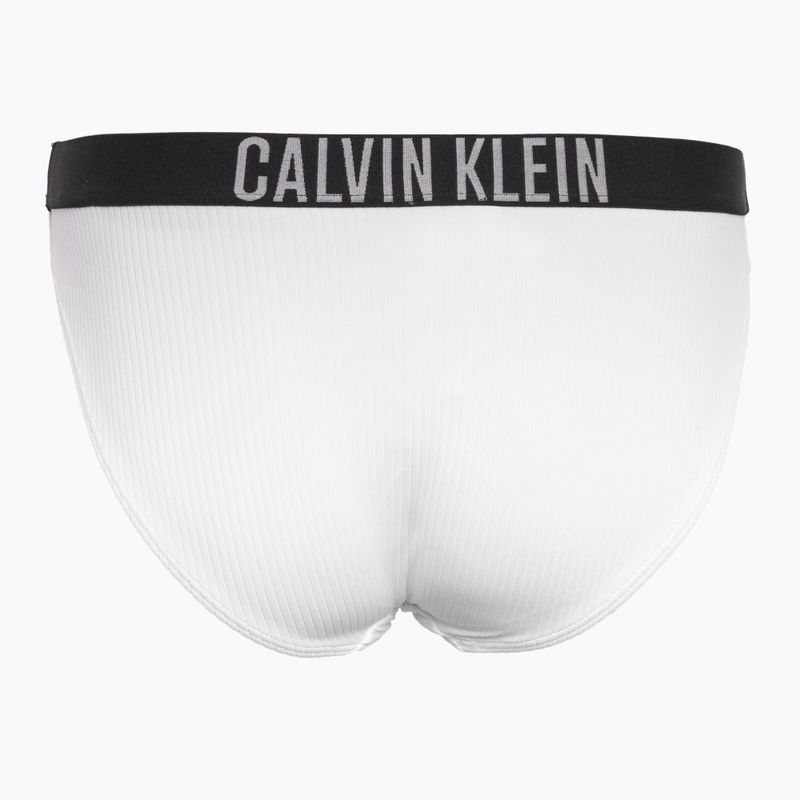 Dół od stroju kąpielowego Calvin Klein KW0KW02752 Intense Power Rib Bikini brilliant white 2