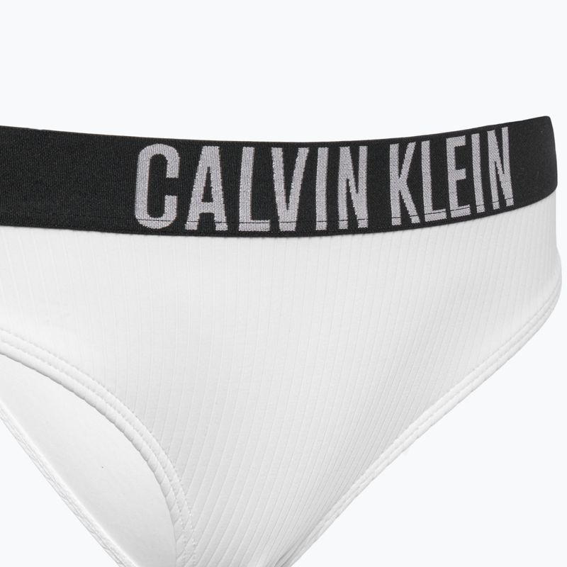 Dół od stroju kąpielowego Calvin Klein KW0KW02752 Intense Power Rib Bikini brilliant white 3