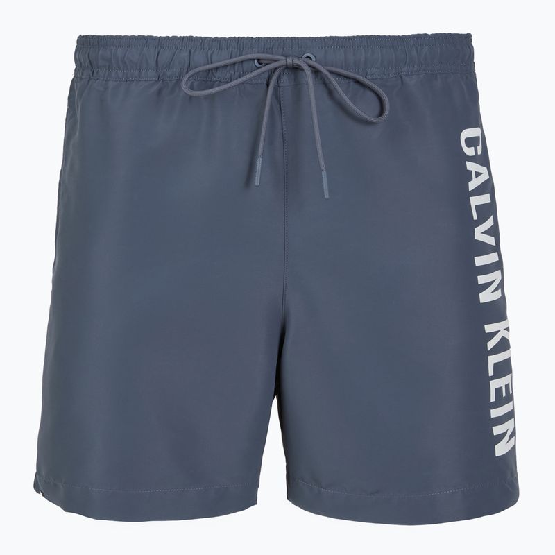 Szorty kąpielowe męskie Calvin Klein KM0KM01092 Intense Power Medium Drawstring grisaille