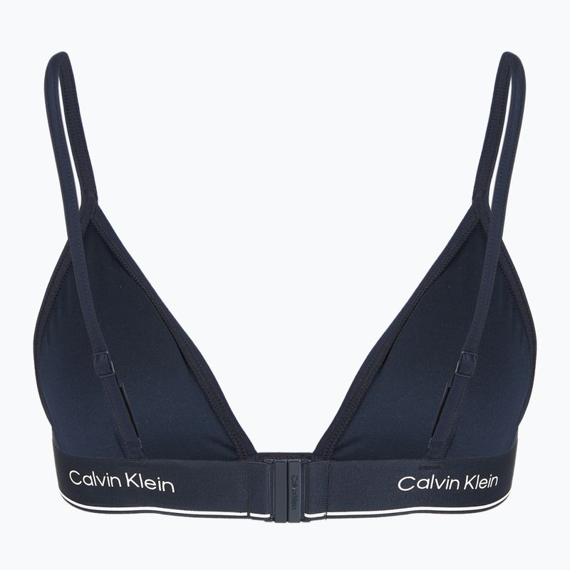 Góra od stroju kąpielowego Calvin Klein Triangle-RP dark sapphire 2
