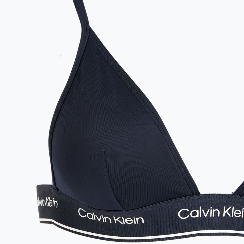 Góra od stroju kąpielowego Calvin Klein Triangle-RP dark sapphire 3
