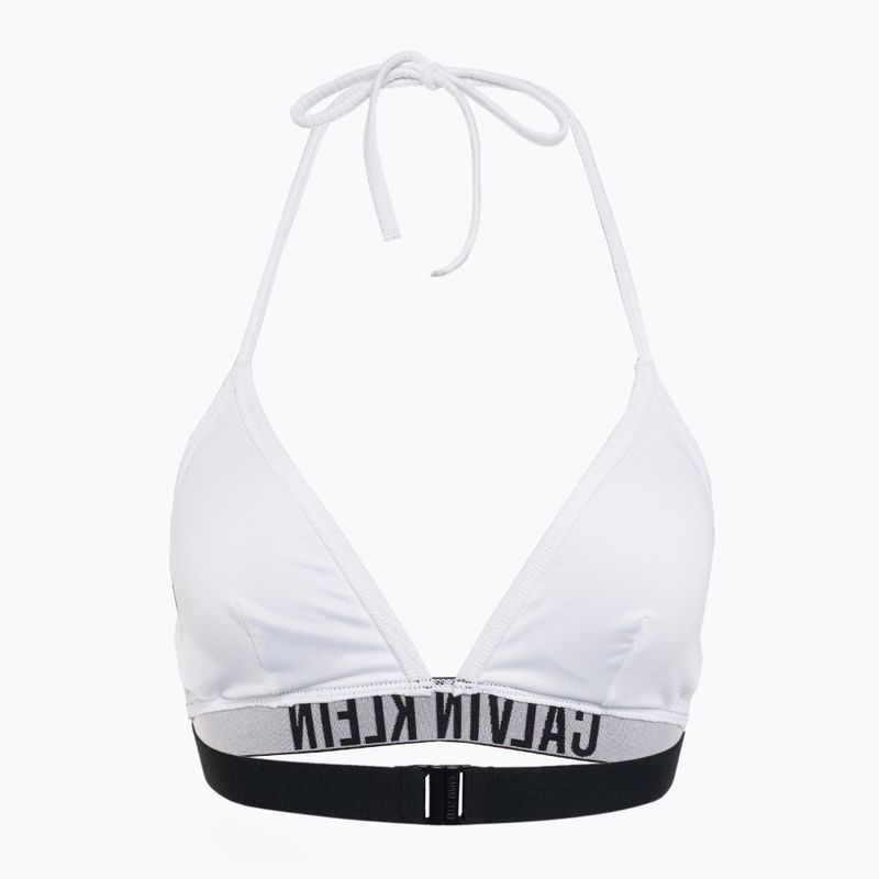 Góra od stroju kąpielowego Calvin Klein KW0KW02750 Intense Power Rib Triangle-RP brilliant white 2