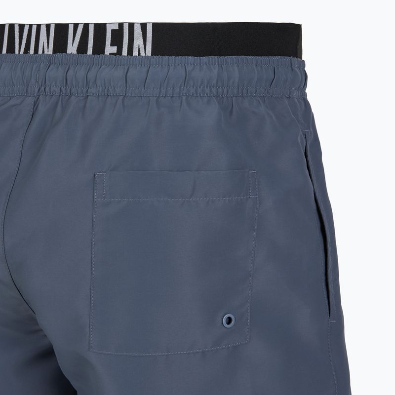 Szorty kąpielowe męskie Calvin Klein KM0KM01093 Intense Power Medium Double WB grisaille 4