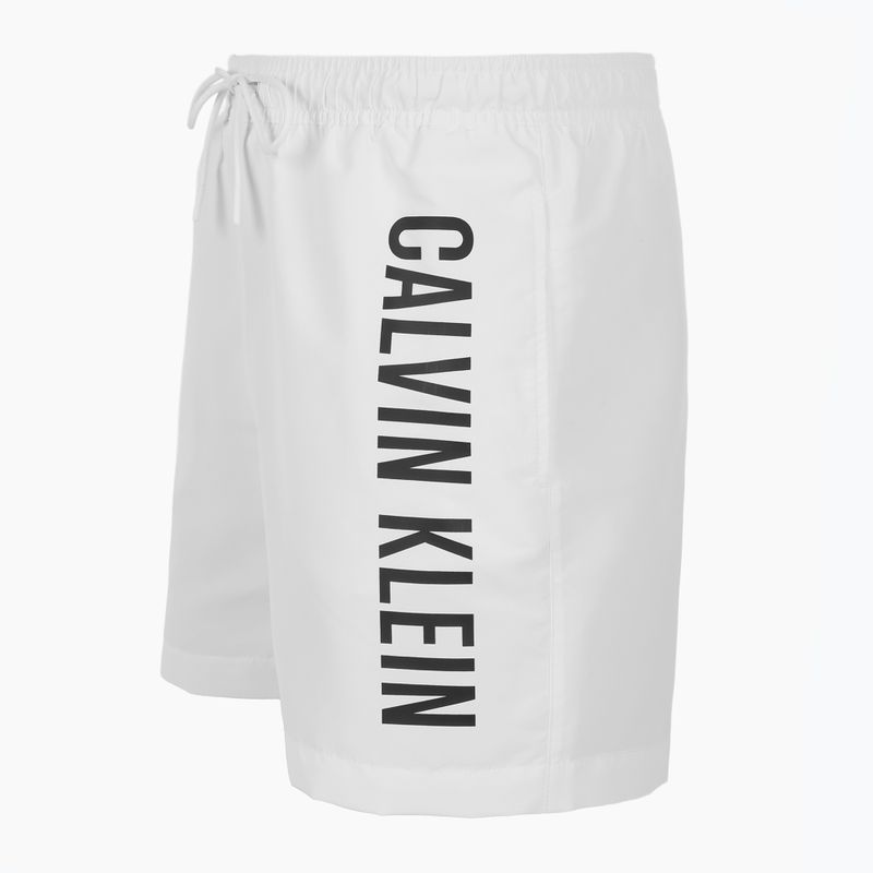 Szorty kąpielowe męskie Calvin Klein KM0KM01092 Intense Power Medium Drawstring pvh classic white 3