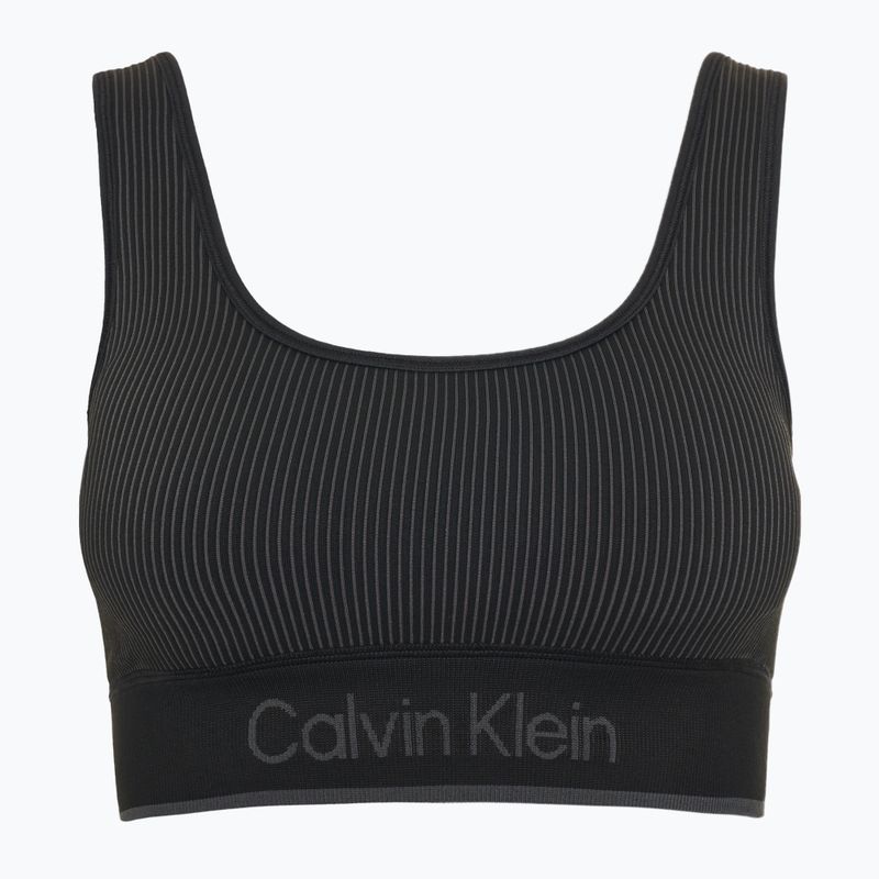 Biustonosz treningowy Calvin Klein 00GWS4K220 Seamless Medium Support black