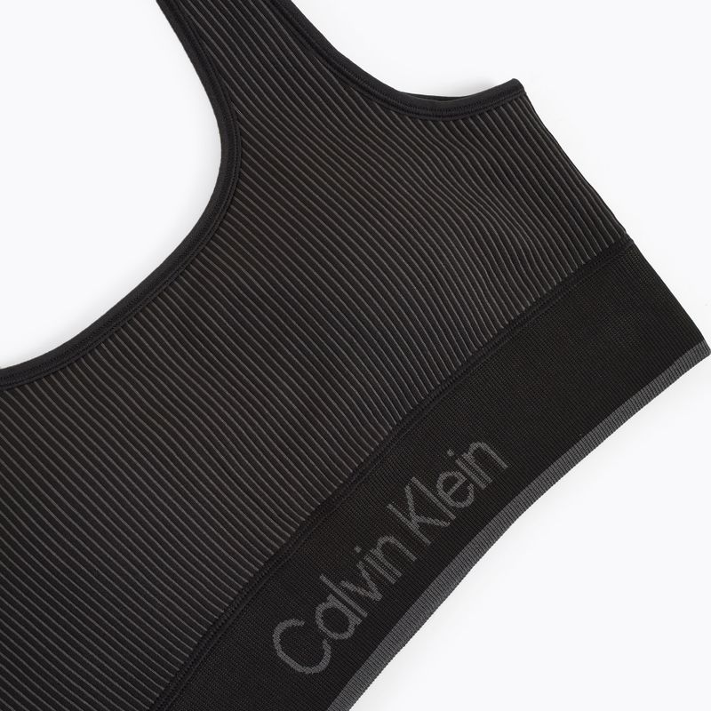 Biustonosz treningowy Calvin Klein 00GWS4K220 Seamless Medium Support black 3