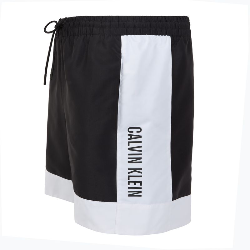 Szorty kąpielowe męskie Calvin Klein KM0KM01095 Intense Power Medium Drawstring Fashion brilliant white 3