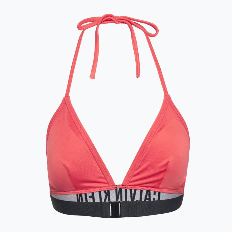 Góra od stroju kąpielowego Calvin Klein KW0KW02750 Intense Power Rib Triangle-RP dazzling coral 2