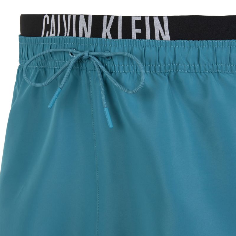Szorty kąpielowe męskie Calvin Klein KM0KM01093 Intense Power Medium Double WB storm blue 3