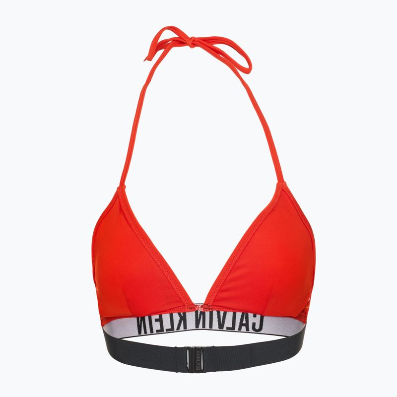 Góra od stroju kąpielowego Calvin Klein KW0KW02854 Intense Power Triangle-RP flaming chili 2