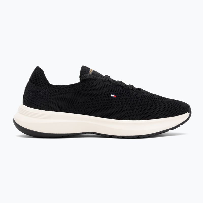 Buty damskie Tommy Hilfiger Knit Runner black 2