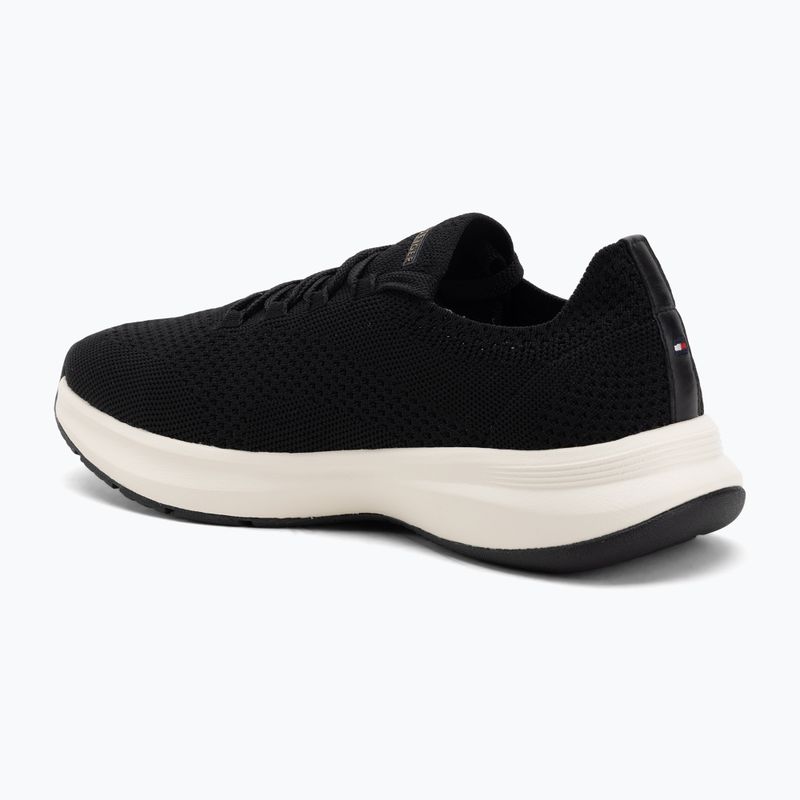 Buty damskie Tommy Hilfiger Knit Runner black 3