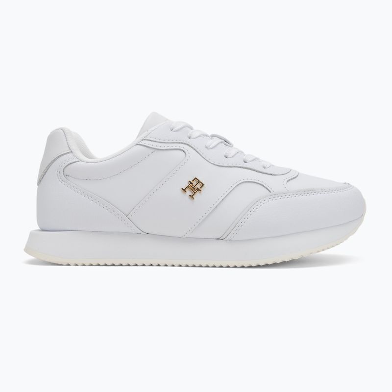 Buty damskie Tommy Hilfiger Leather Runner white 2