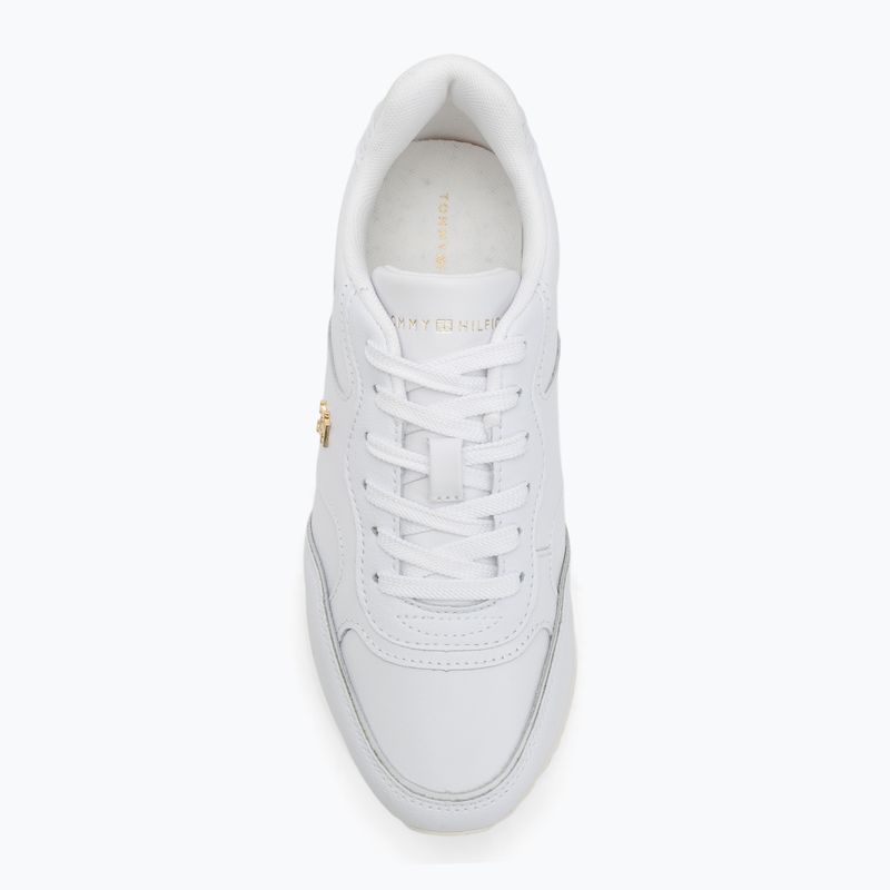 Buty damskie Tommy Hilfiger Leather Runner white 5