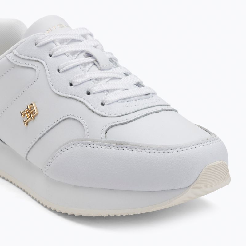 Buty damskie Tommy Hilfiger Leather Runner white 7