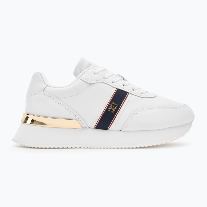 Buty damskie Tommy Hilfiger Webbing Runner white 2
