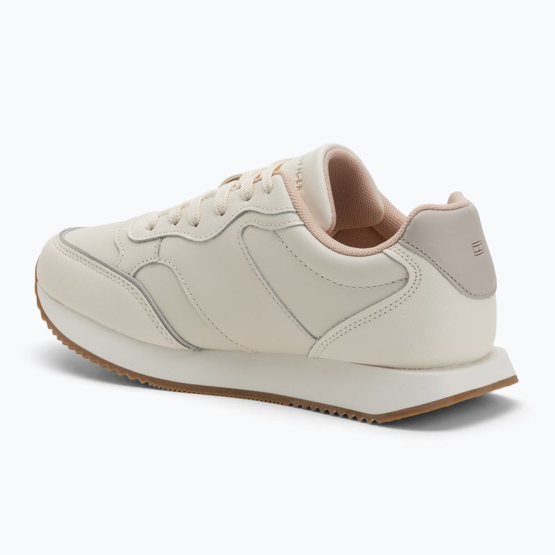 Buty damskie Tommy Hilfiger Leather Runner ivory petal/newsprin 3