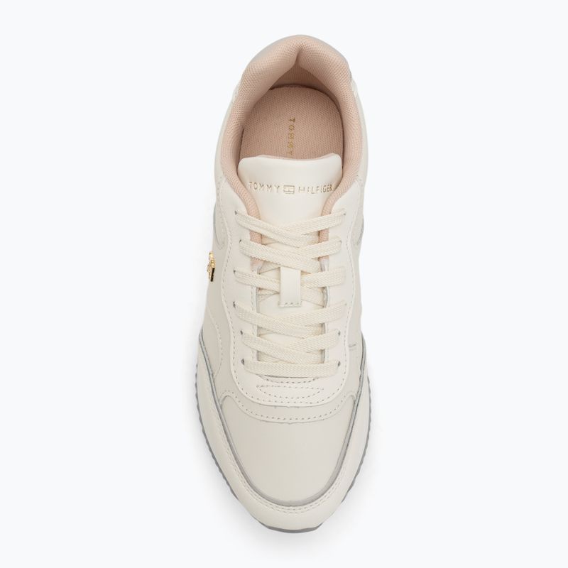 Buty damskie Tommy Hilfiger Leather Runner ivory petal/newsprin 5