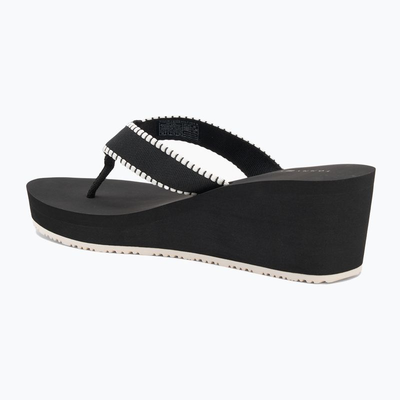 Japonki damskie Tommy Hilfiger Wedge Beach Sandal black 3