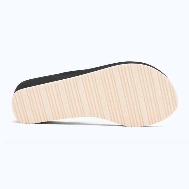 Japonki damskie Tommy Hilfiger Wedge Beach Sandal black 4