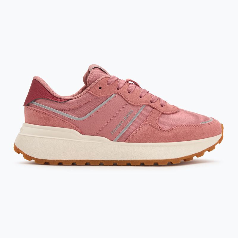 Buty damskie Tommy Jeans Cleated Runner tahiti berry 2