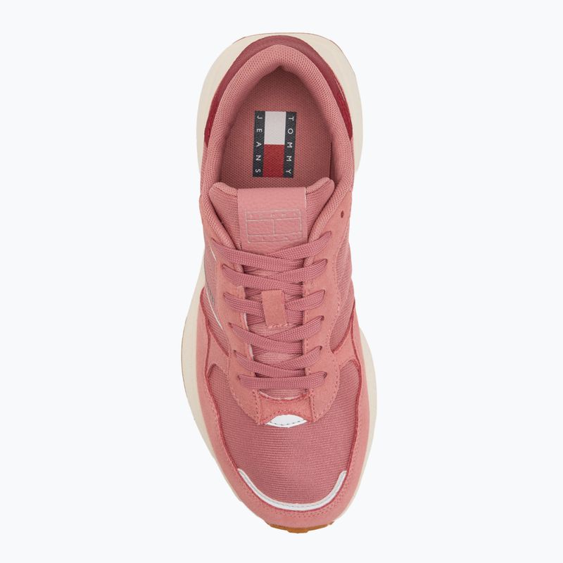 Buty damskie Tommy Jeans Cleated Runner tahiti berry 5